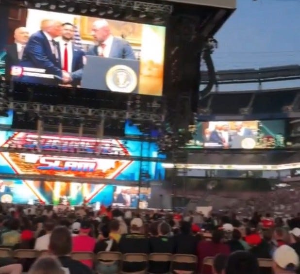 Trump Has Nowhere To Hide As He Even Gets Booed At WWE SummerSlam
