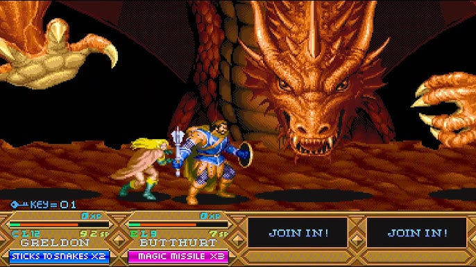 Dungeons & Dragons: Tower of Doom - Part 4: Red Dragon Flamewing! (Gameplay and Commentary) Dungeons & Dragons: Tower of Doom - Part 4: Red Dragon Flamewing! (Gameplay and Commentary)
