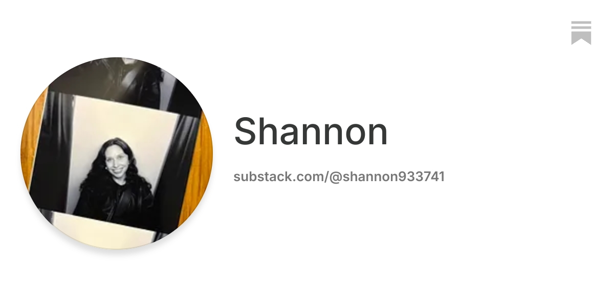 Shannon | Substack