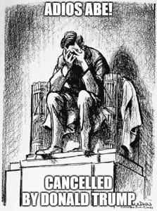 Old Abe Is Worthless! Trump directs Treasury to stop minting new pennies Old Abe Is Worthless! Trump directs Treasury to stop minting new pennies