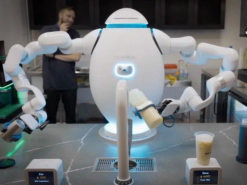 Richtech Robotics puts its ADAM robot on a 24/7 livestream and wants people to talk to it, ask it to do things, and get comfortable with the idea of robots in public life