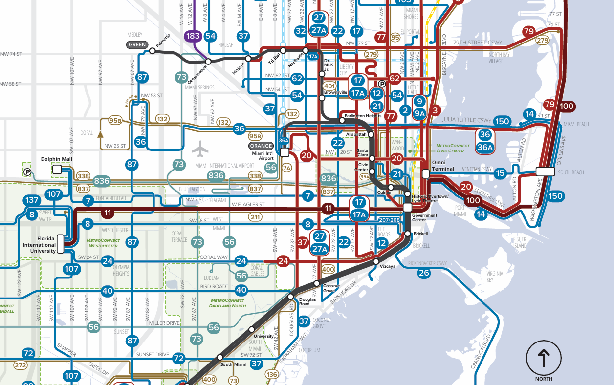 Key System Bus Routes Map Redesigning Bus Networks Can Save Transit Systems
