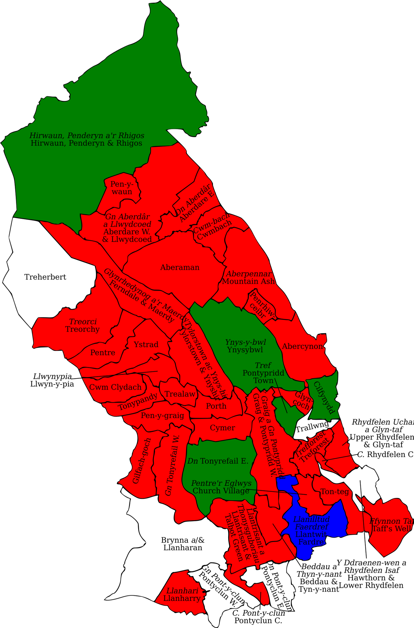 Rhondda Cynon Taf, 2022