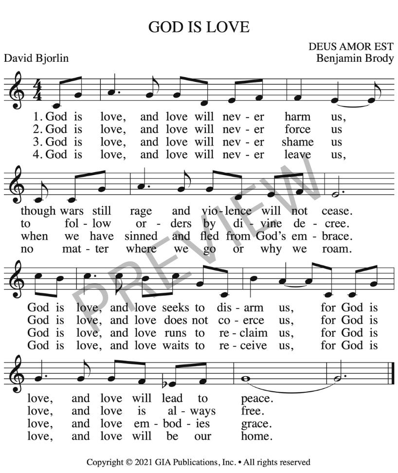 Hymn Reflection - God Is Love - by GIA Sacred Music