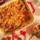 triple tomato pasta and white bean salad