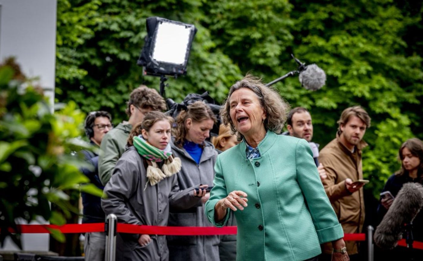 Asylum Minister, Marjolein Faber ahead of last Wednesday’s cabinet meeting. Asylum Minister, Marjolein Faber ahead of last Wednesday’s cabinet meeting.