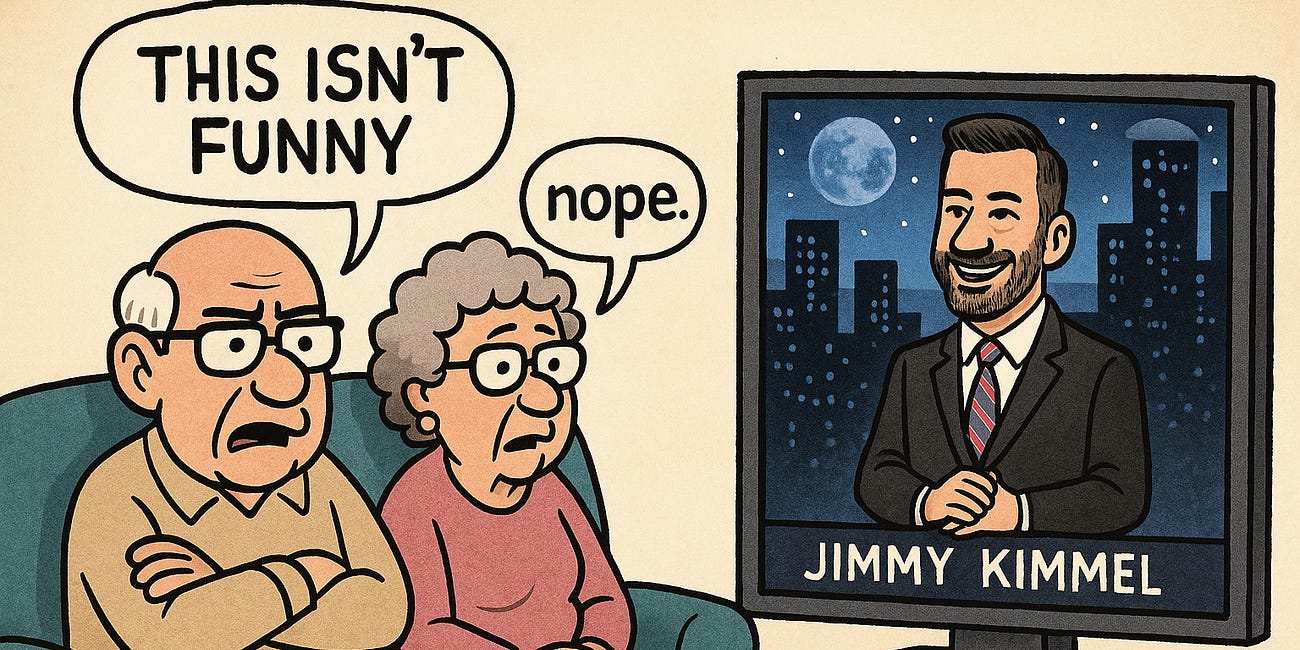 Kimmel Returns: Still Unrepentant, Still Protected by the First Amendment, and Still Not Funny