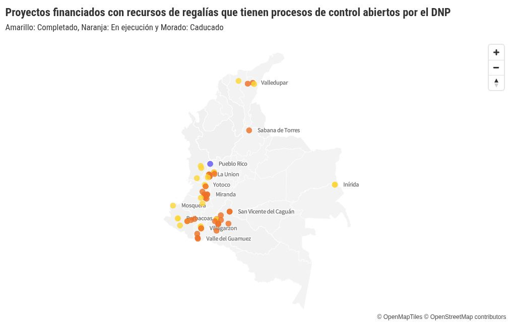 Mapa de regalías en Colombia: descubra el estado de los contratos en su  municipio | EL ESPECTADOR