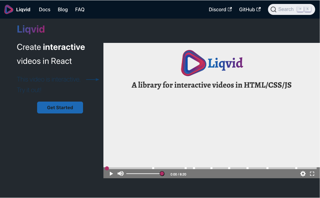 Liqvid.js home page