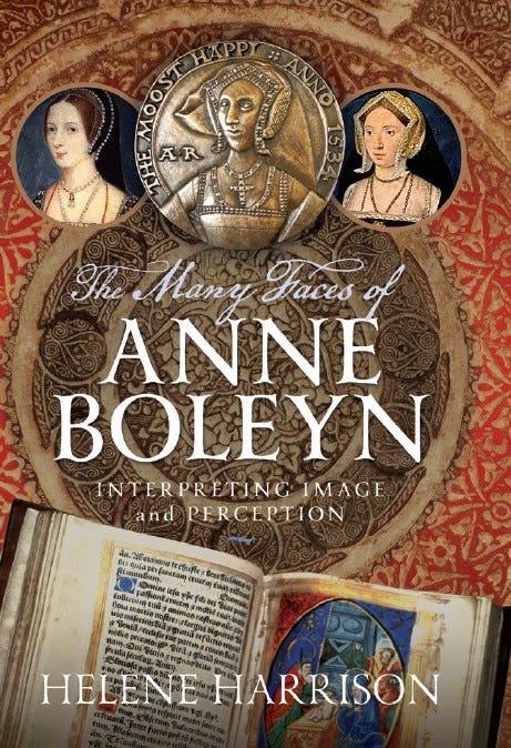 Three book covers, one for Elizabethan Rebellions, one for Tudor Executions, and one for The Many Faces of Anne Boleyn