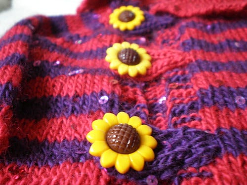 Sunflower Buttons Sunflower Buttons