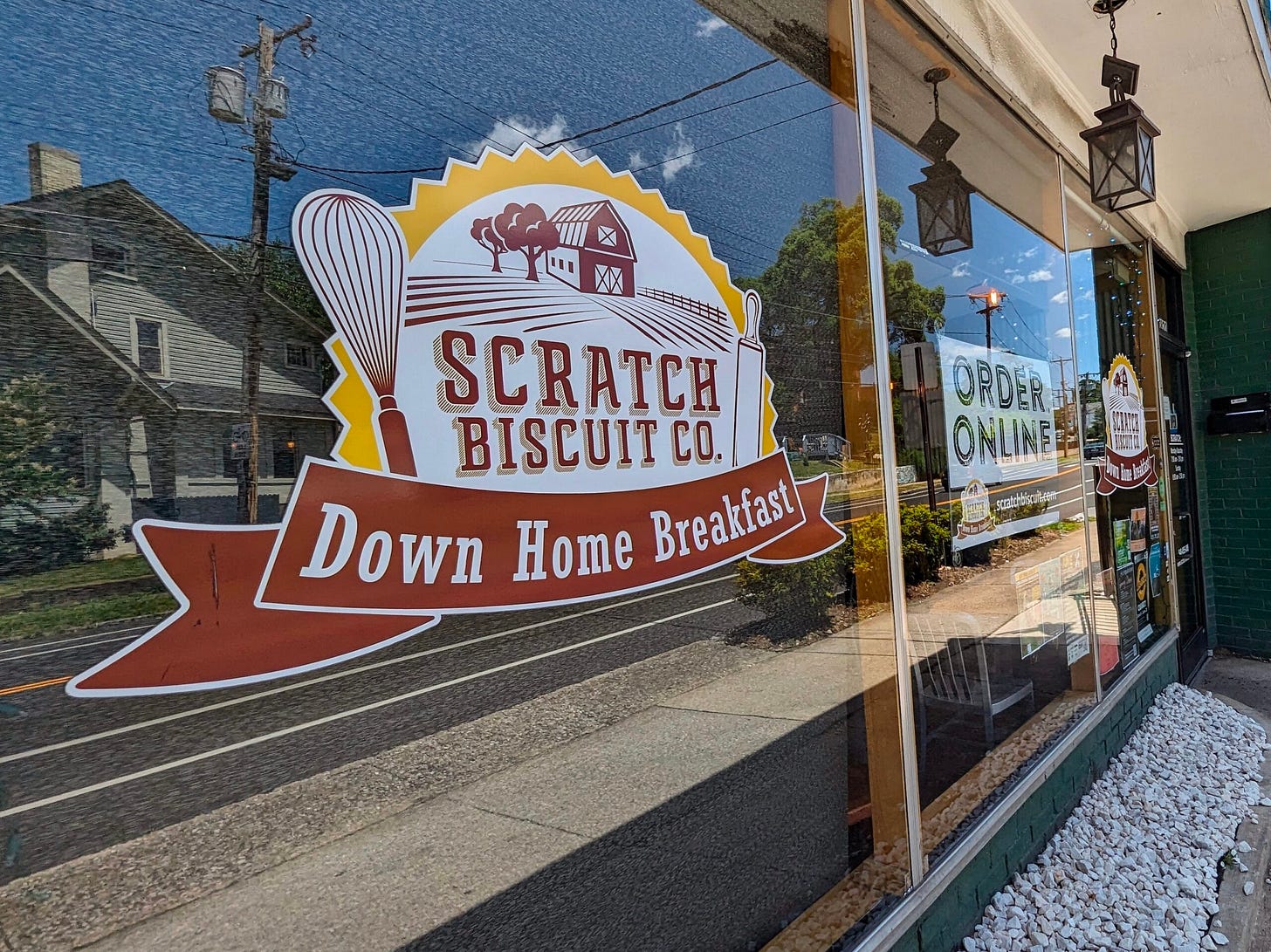Sign for Scratch Biscuit in Roanoke, Va