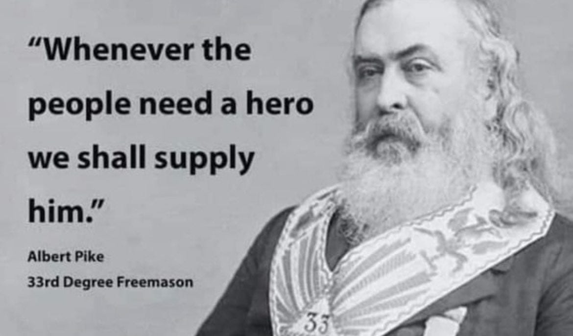 We always give the public their heroes. We give the heroes to every  faction, and then people once they hear this person say all the right  things, we give releases to them