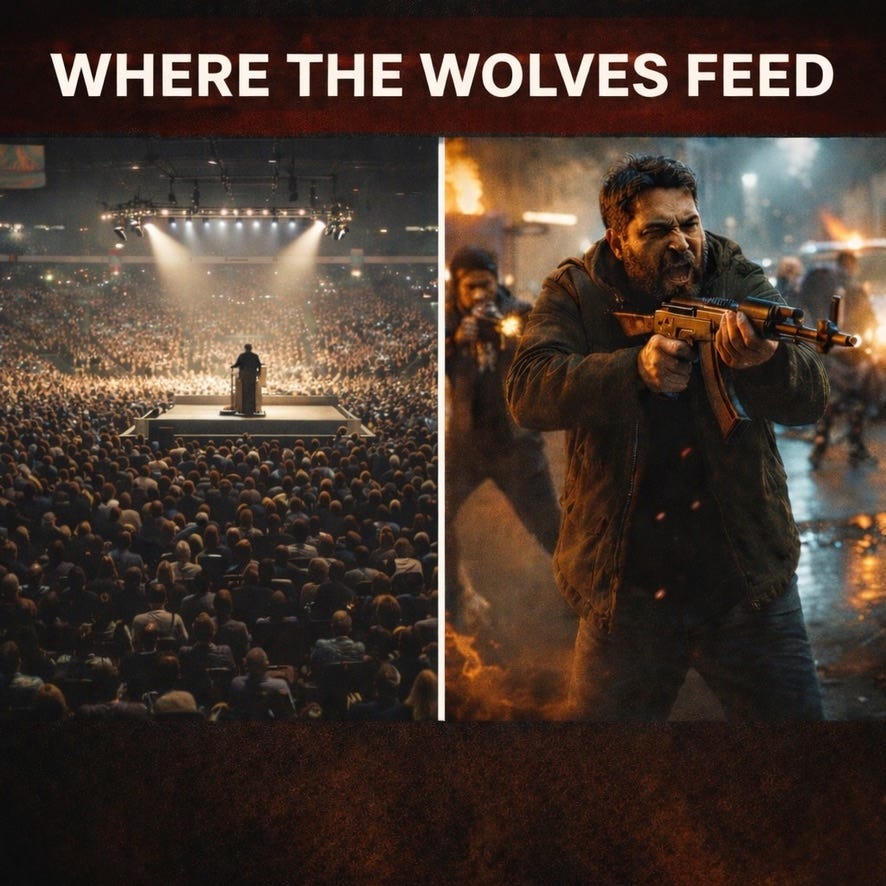 A person holding an object in front of a crowd

AI-generated content may be incorrect.