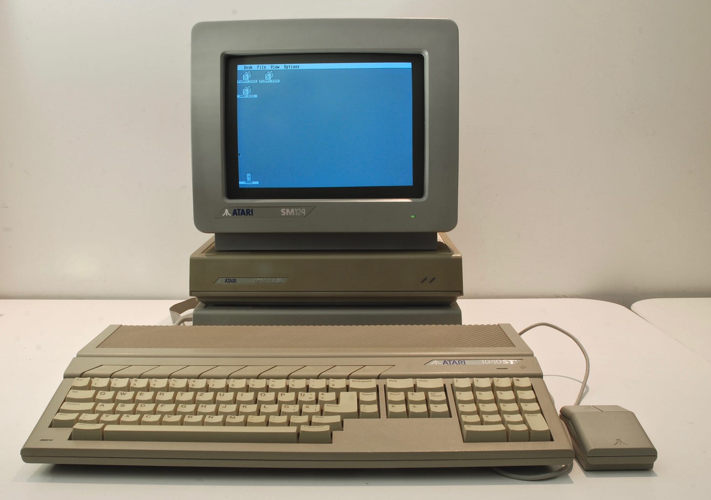 An Atari 1040ST computer.  Happy Days!