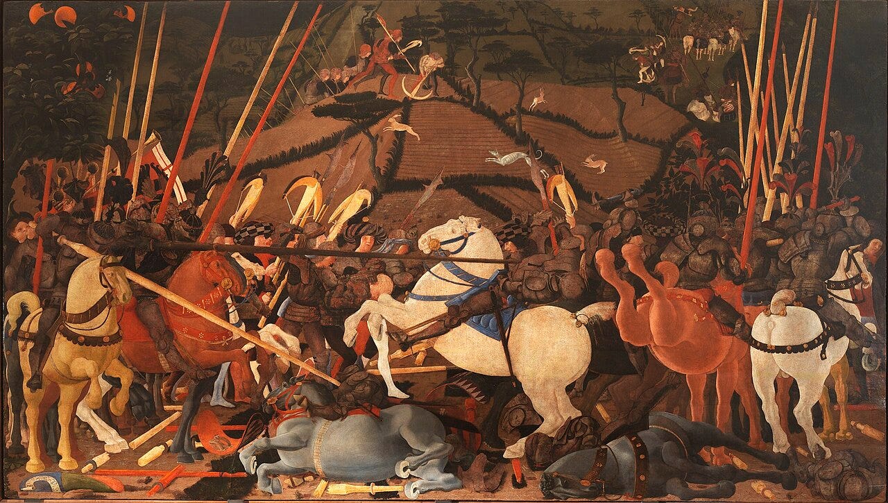 Niccolo da Tolentino at the Battle of San Romano