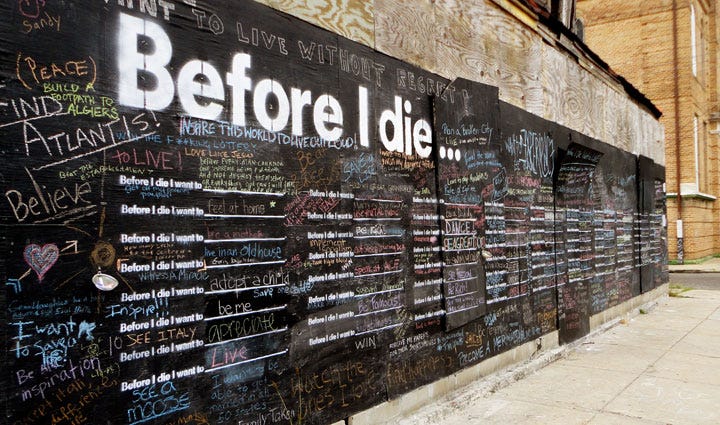 Before I Die — Death & Design Before I Die — Death & Design