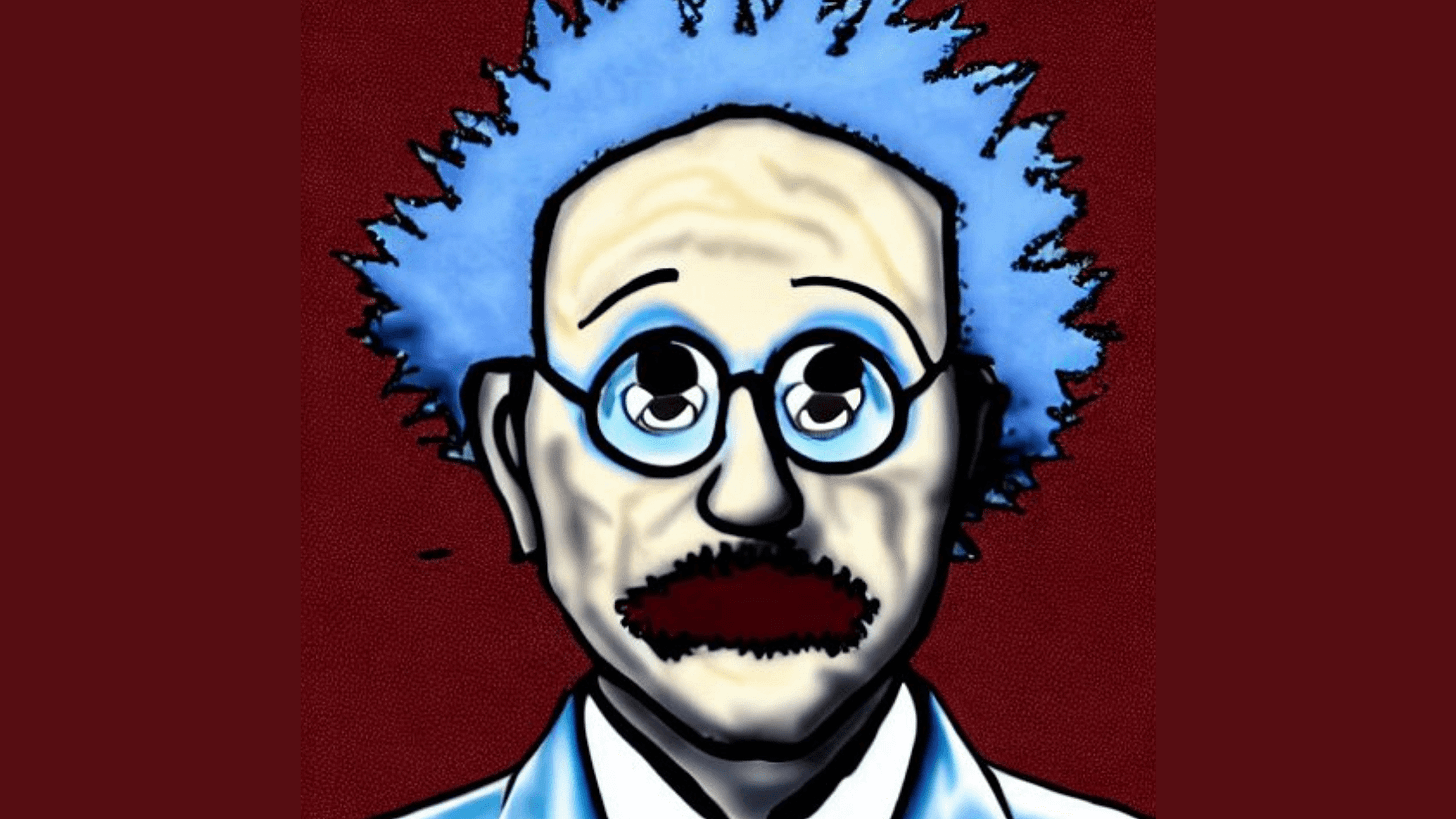 Image of SciFi looking scientist Image of SciFi looking scientist