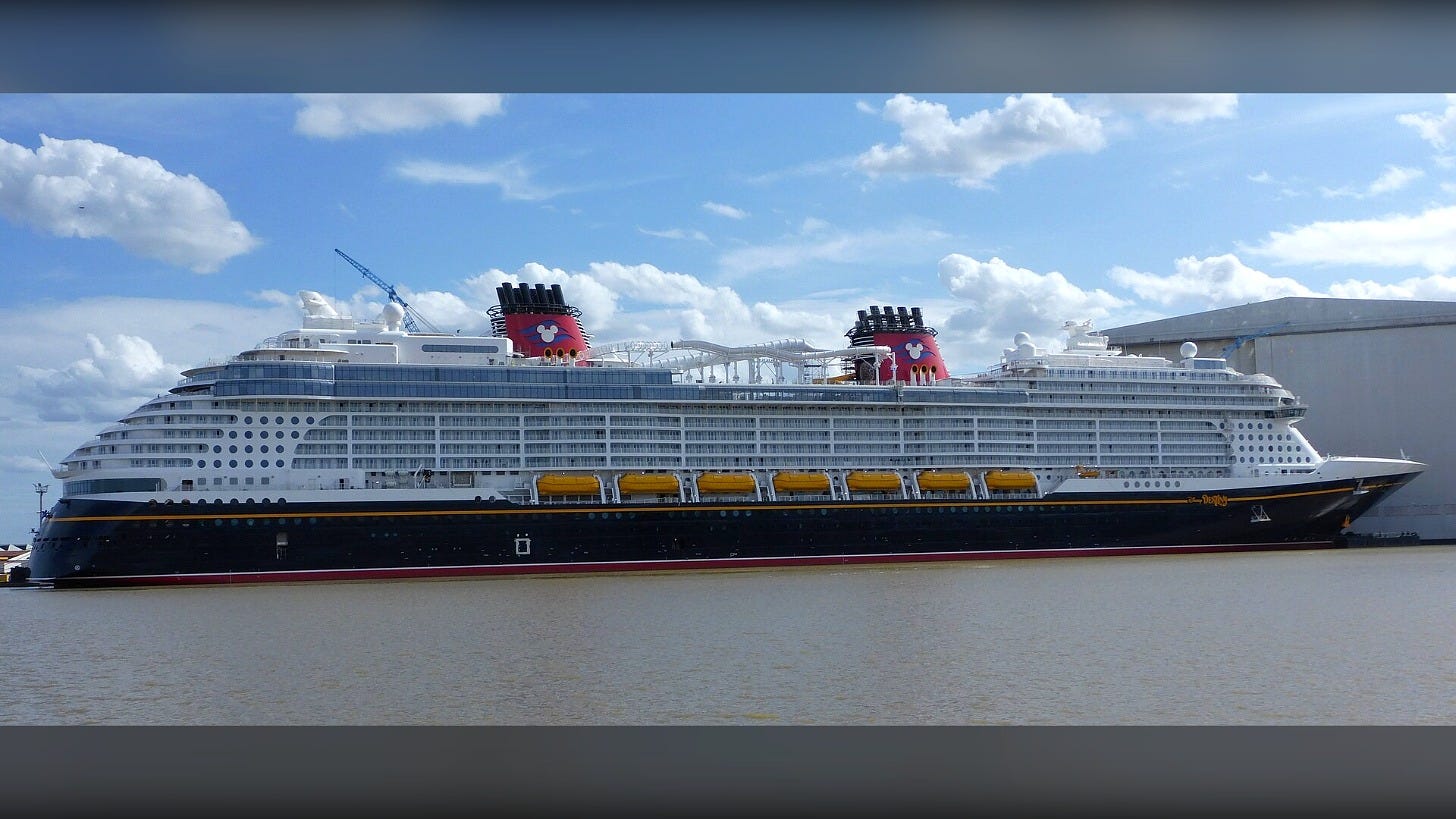 The Disney Destiny in August 2025, before its maiden voyage. Image: Ferriesworldwide via Wikimedia Commons The Disney Destiny in August 2025, before its maiden voyage. Image: Ferriesworldwide via Wikimedia Commons