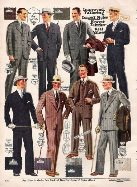 Influence of the 1920's Suit on Modern Menswear – The Dark Knot