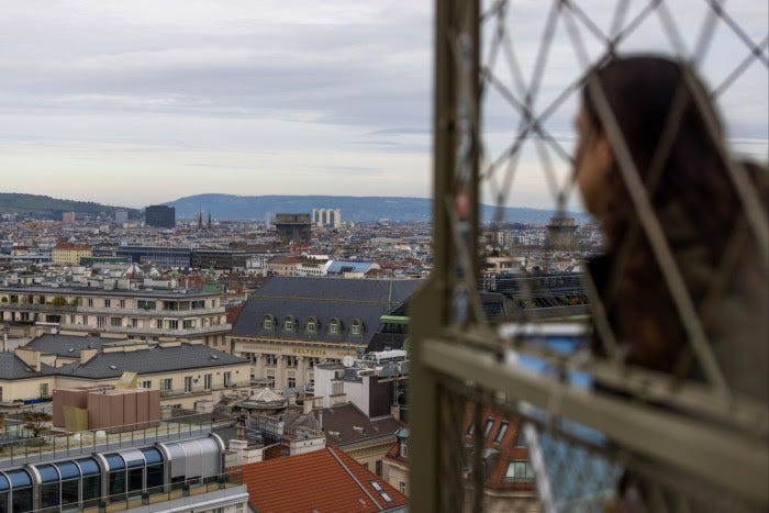 The skyline in Vienna