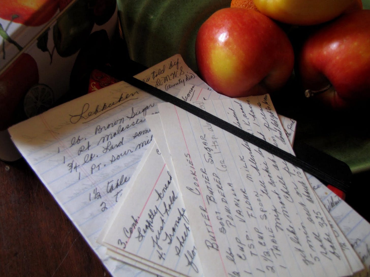 Moms recipes