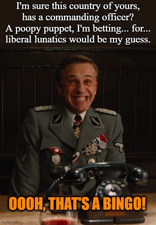Image result from https://imgflip.com/m/politics/tag/hans%20landa%20bingo
