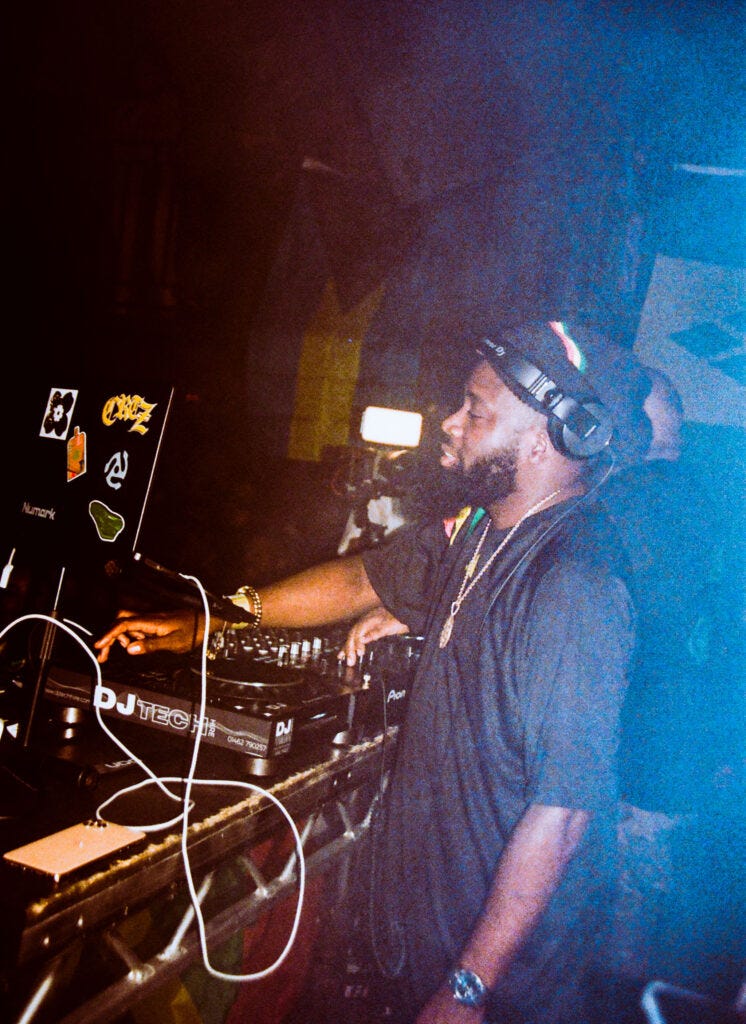 Juls on the decks on night one of his residency