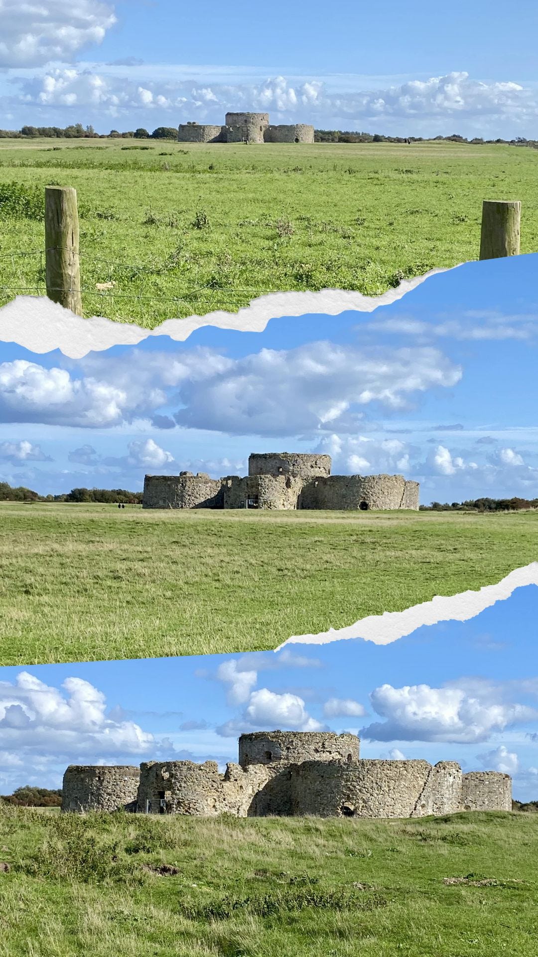 Camber Castle growing larger with every step
