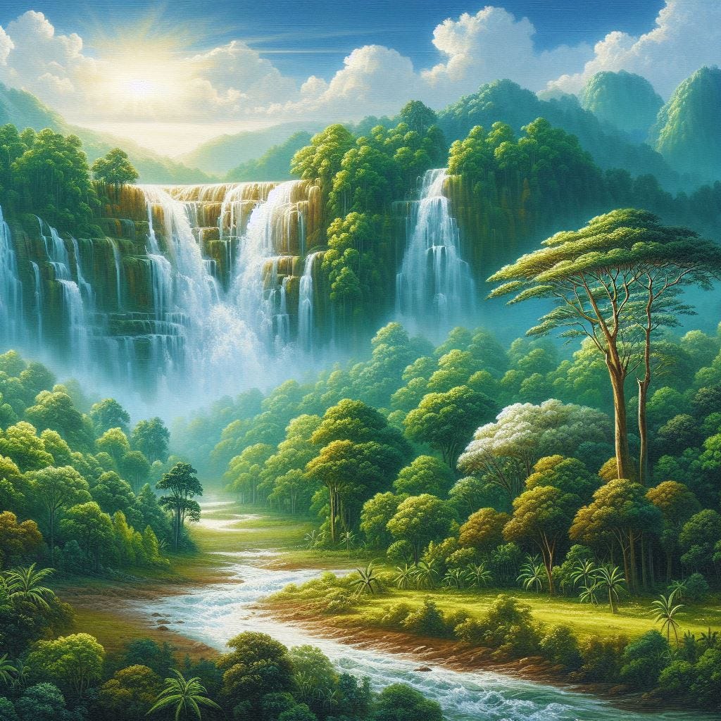 Scenic Cameroon Luminism