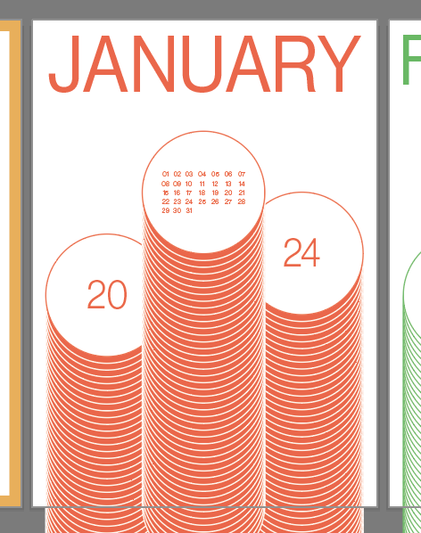 calendar designs on adobe illustrator