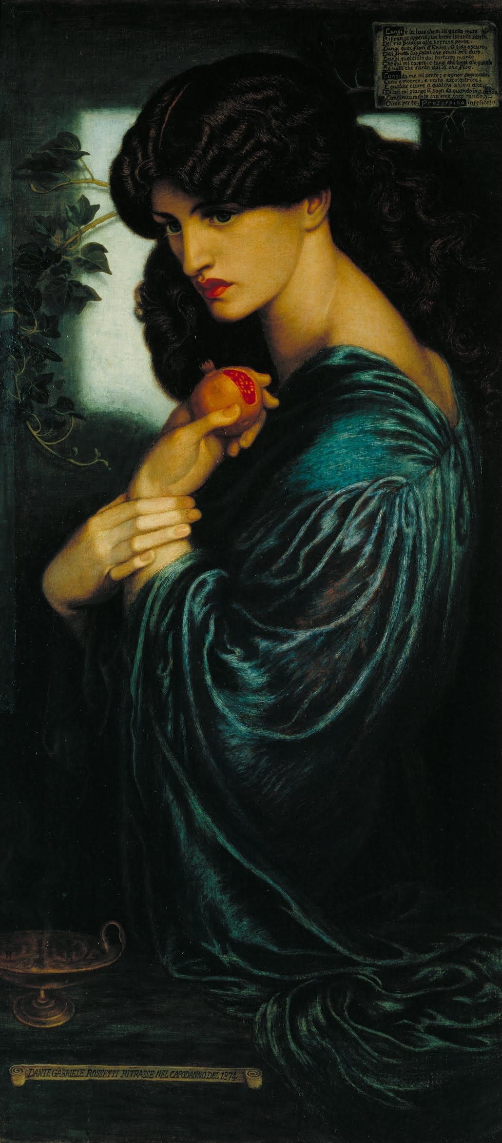 Proserpine - Dante Gabriel Rossetti - 1874
