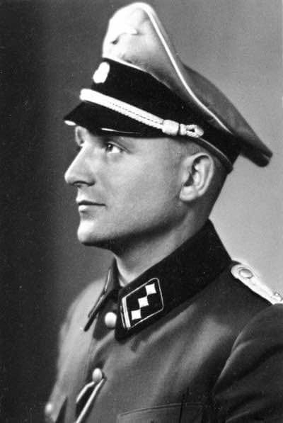 Nazi Klaus Barbie, the notorious Butcher of Lyon, c1940s