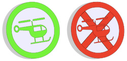 "List of helicopter prison escapes" success / failure icons "List of helicopter prison escapes" success / failure icons