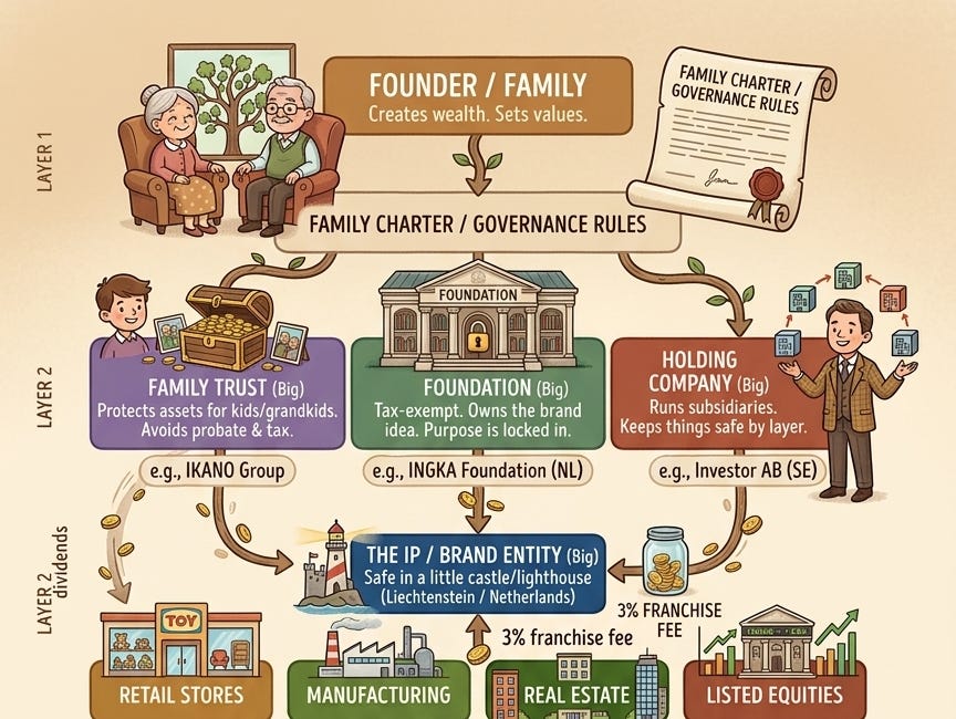 The Architecture of Forever Money: What IKEA and the Wallenbergs Know That Nobody Taught You