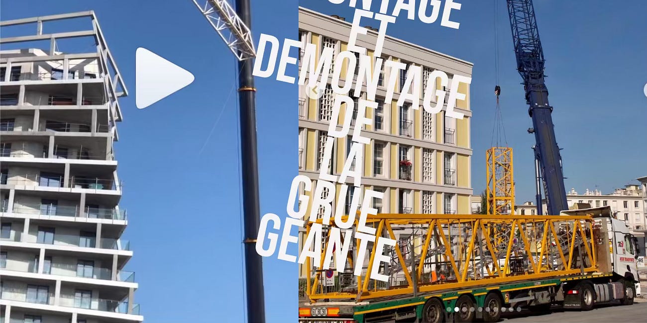 La Compil’ : Tour Alta Montage et Démontage de la Grue Géante