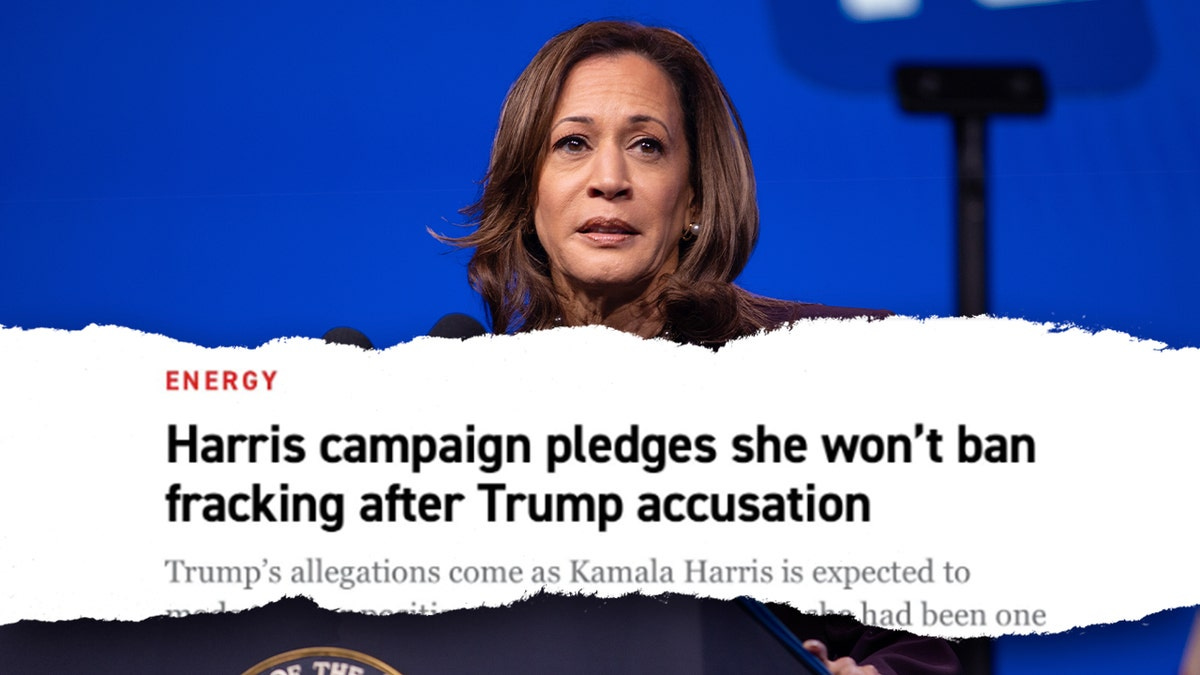 Politico alters headline calling Kamala Harris' support for banning fracking  a 'Trump accusation' | Fox News