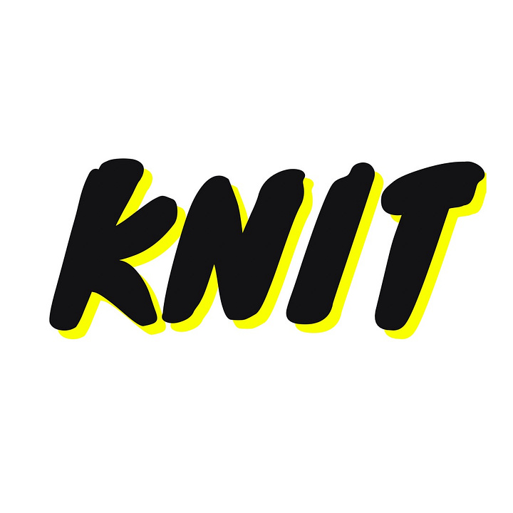 Knit and the graphic used by the AI generator to produce it