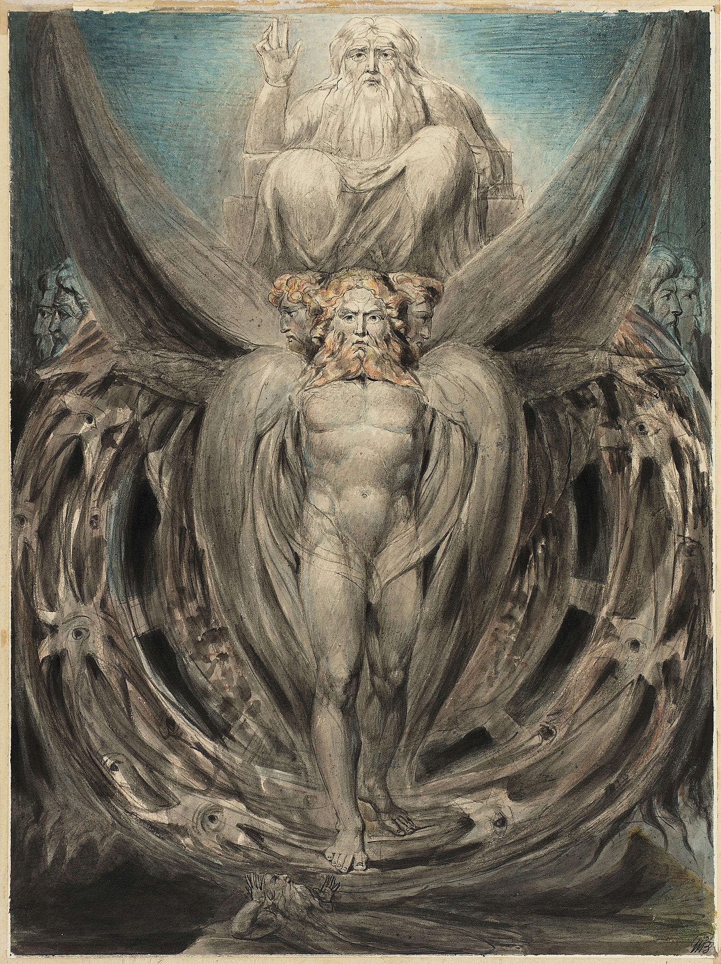 Blake's Transformations of Ezekiel's Cherubim Vision in Jerusalem | David  Sten Herrstrom | Blake/An Illustrated Quarterly | Volume 15, Issue 2