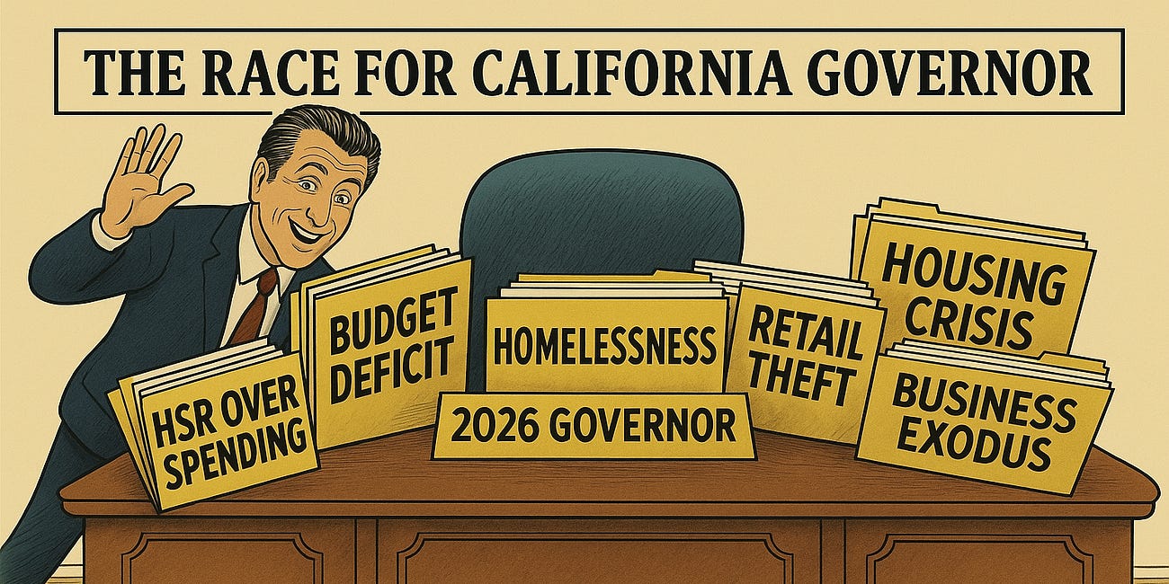 California’s Governor’s Race: A Whole Bunch Of Candidates to Succeed Newsom, But No Obvious Frontrunners…