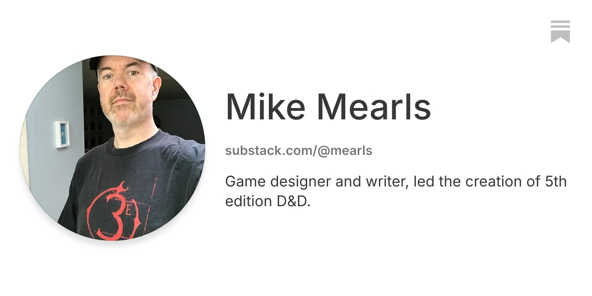 Mike Mearls | Substack