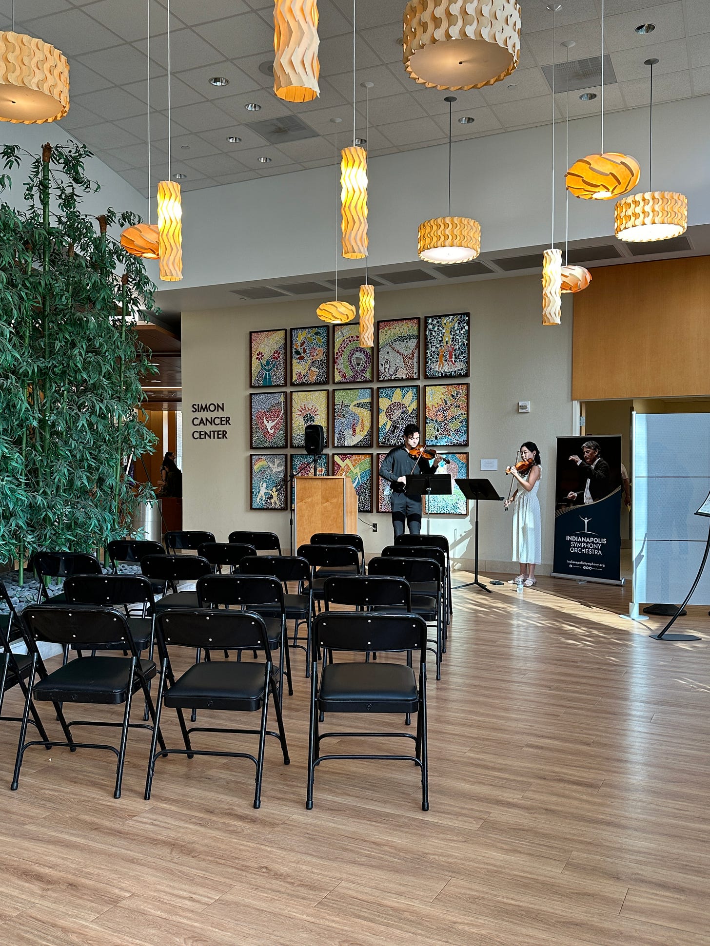 indianapolis symphony orchestra at simon cancer center