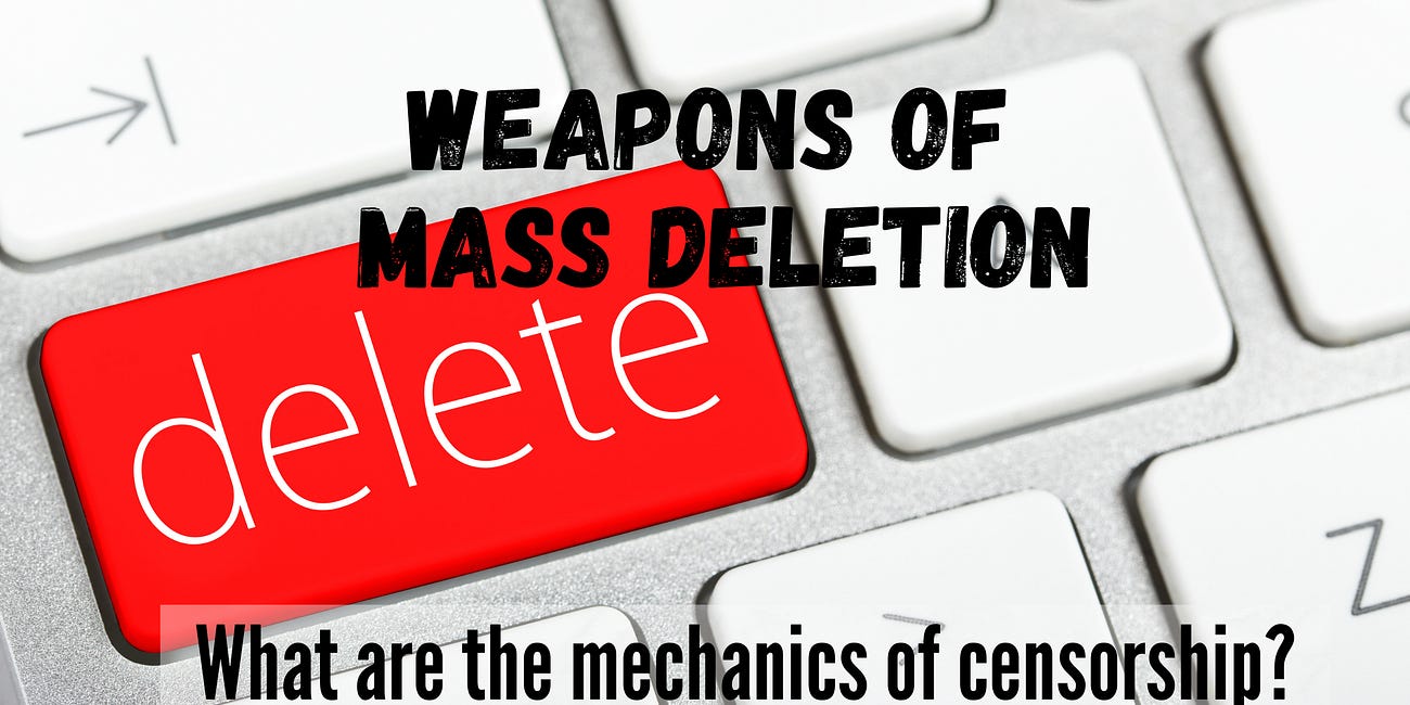 Weapons of Mass Deletion - Part 1 