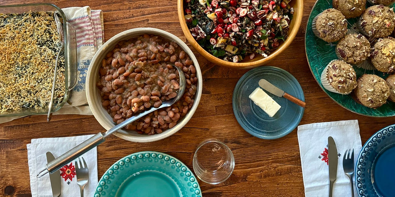 Thanksgiving Meal + Recipe For Wild Rice Salad (v, gf)