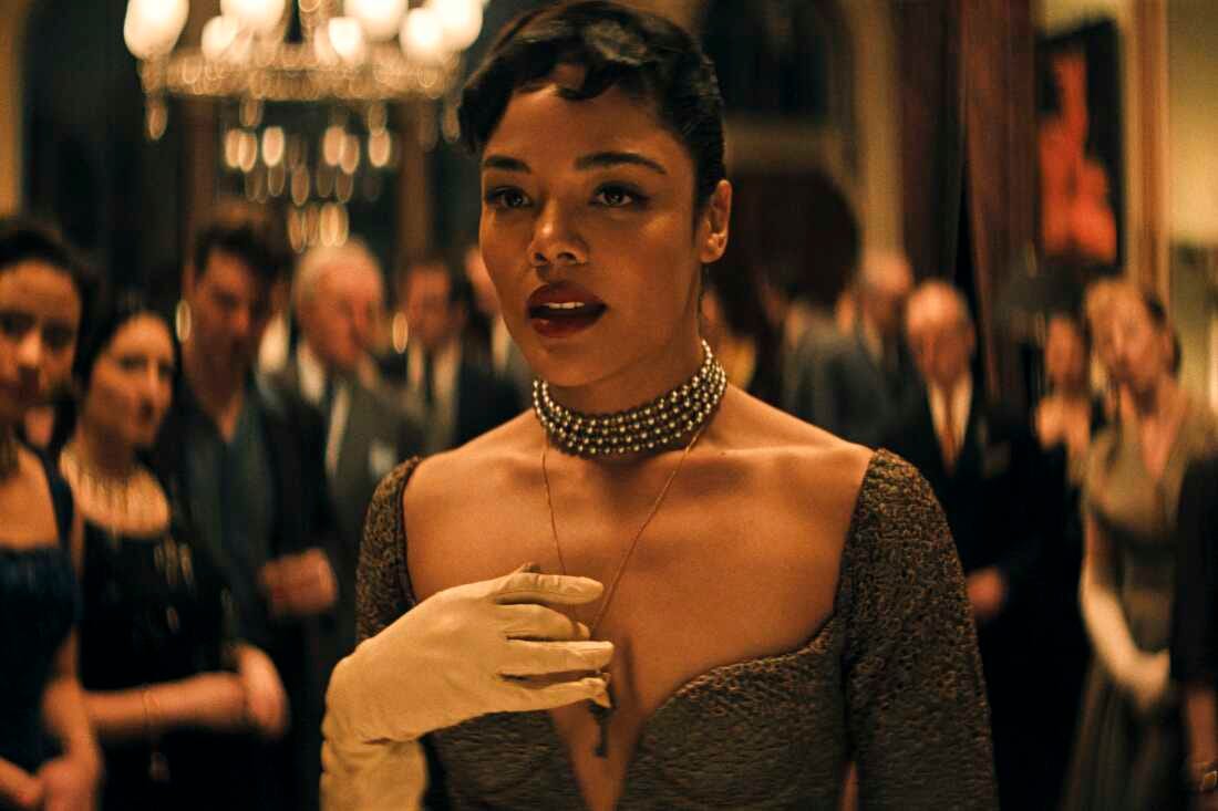 Tessa Thompson stars in Hedda, out in theaters now and streaming on Prime Video on Oct. 29.