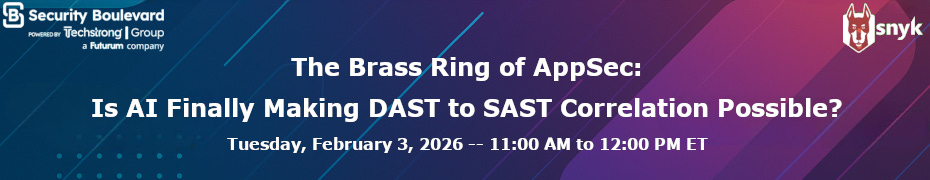 The Brass Ring of AppSec: Is AI Finally Making DAST to SAST Correlation Possible? (Feb. 3rd)