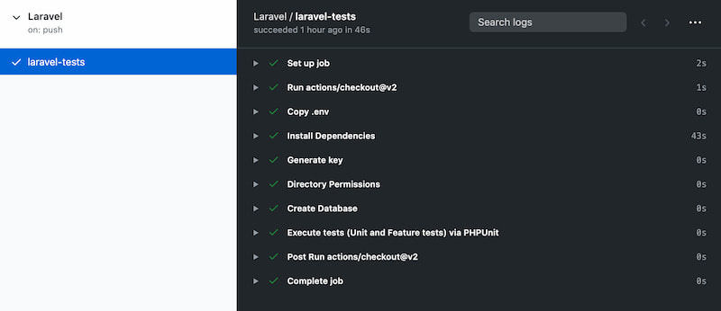 Github Actions Laravel Tests Github Actions Laravel Tests