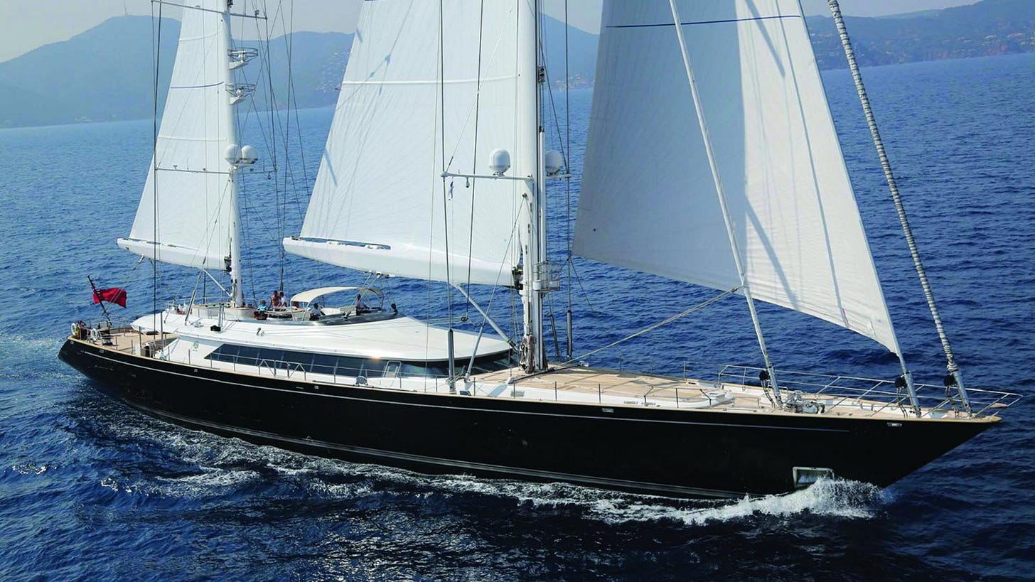 Parsifal 3 yacht sailing Parsifal 3 yacht sailing