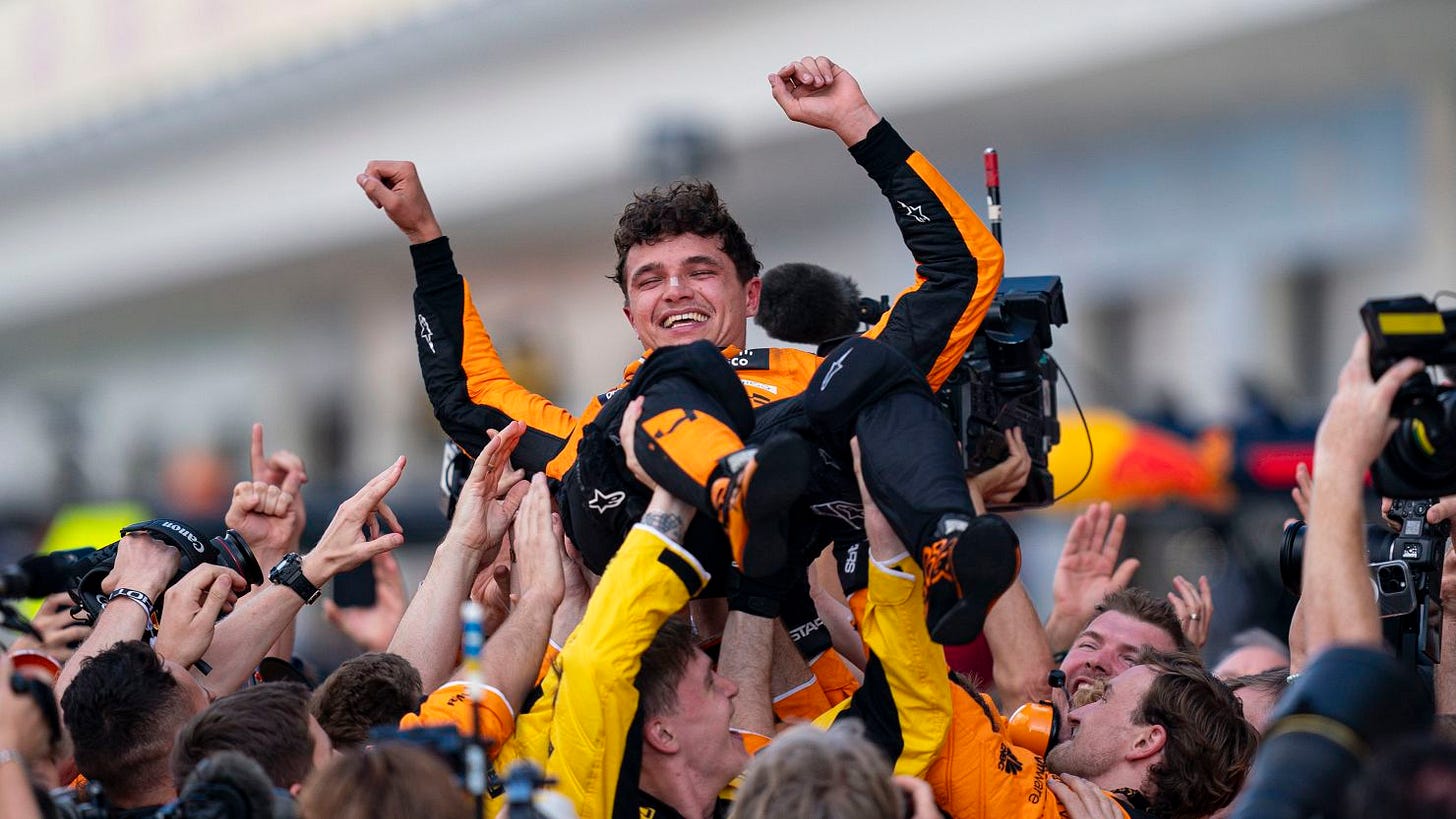 Lando Norris claims first win of F1 career, storming to victory at Miami  Grand Prix in front of star-studded crowd | CNN