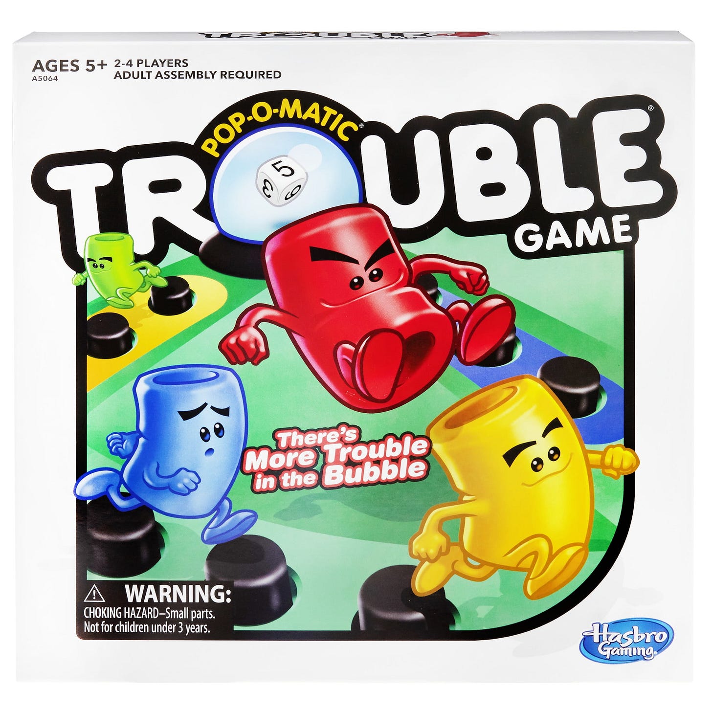 Hasbro Trouble Board Game 2 to 4 Players - Walmart.com